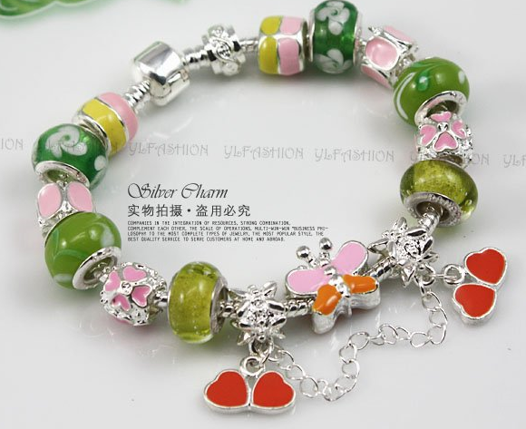 Bracelete Estilo Europeu Prata